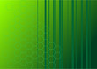 Green abstract background with stripes and hexagons