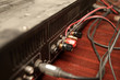 The rear part of the retro amplifier