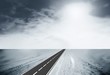 strada e neve