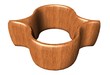 3d, objet deco en bois