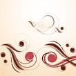 Decorative composition for the text