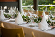 Well-laid table