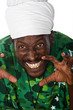 Full portrait of scary rasta man Full portrait of scary rasta man