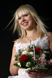 happy blond