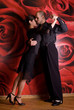 young couple in love dancing at the nightclub