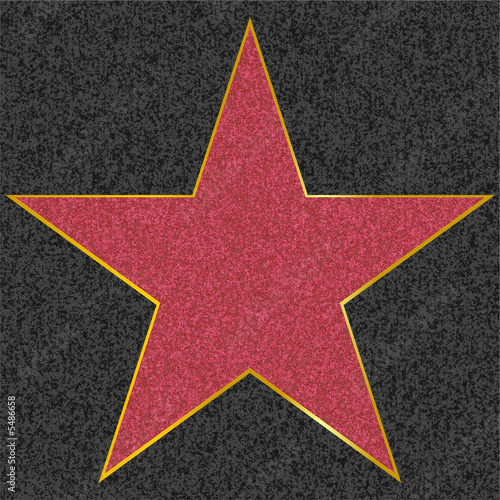 Stars Hollywood Walk Fame on Walk Of Fame Type Star By Catalin D  Royalty Free Stock Photos