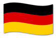 deutschland fahne schatten