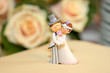 wedding cake dolls closeup wedding cake dolls closeup