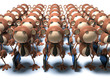 Singes au travail