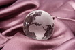 Globe showing the world