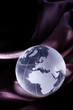 Globe showing the world