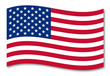 usa fahne schatten