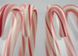 Candy Canes on a Glass