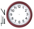 Photo: Clock isolated on a white background Clock isolated on a white background