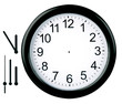 Photo: Clock isolated on a white background Clock isolated on a white background