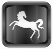 Horse Zodiac icon, isolated on white background.