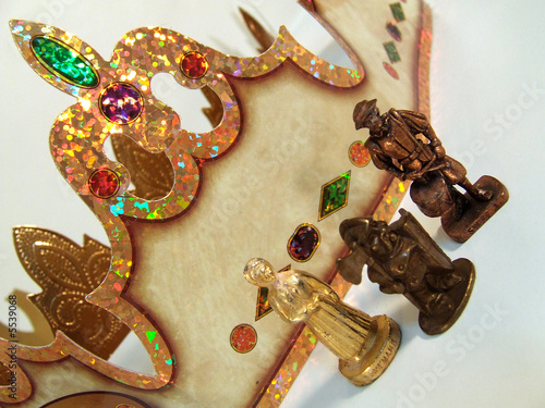 Foto: couronne et feves couronne et feves