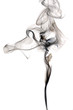 smoke of incense on white ideal as background smoke of incense on white ideal as background