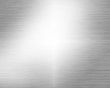 Brushed metal plate with reflection