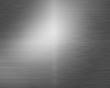 Brushed metal plate with reflection