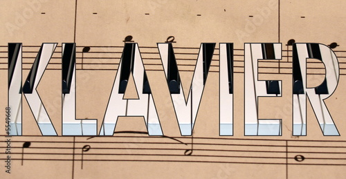 Photo: Klaviertasten - Klavier – Noten Klaviertasten - Klavier – Noten