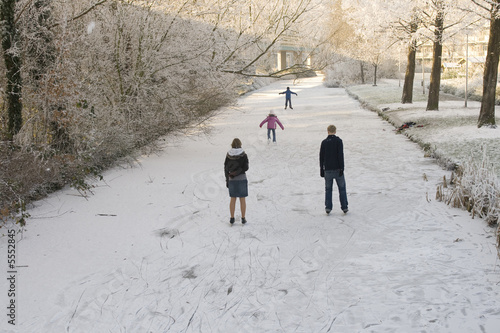 Photo: winter scene in the Netherlands winter scene in the Netherlands