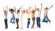 A group of very happy people