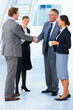 Handshake and teamwork