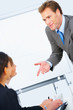 Young speaker at a meeting Young speaker at a meeting