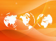 world map technology-style