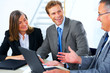 Business team at a meeting