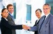 Handshake and teamwork