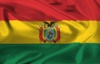 Flag of Bolivia waving in the wind