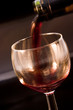 Glass of red wine