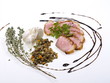 entenbrust an linsensalat