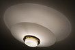 Lamp on ceiling with gold metal base