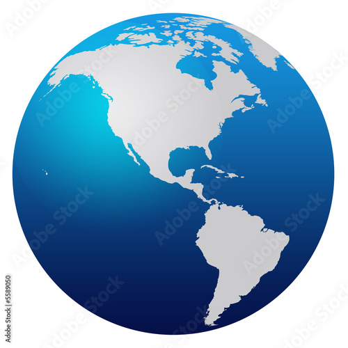 world map globe australia. Blue world map globe