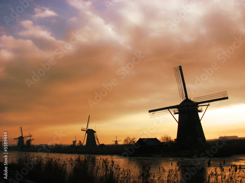 Pays-bas - Kinderdijk Pays-bas - Kinderdijk