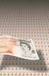 Fifty pound English banknotes