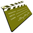 color Film clapboard 