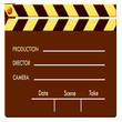 color Film clapboard 