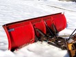 Plowing the snow