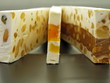 französisches weiches nougat mit trockenfrüchten und nüssen