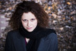 Portrait of a curly girl