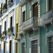 architectural detail of european style buildings