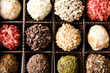 Box of delicious chocolates