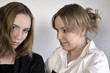 Portrait of two women