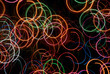 abstract circular light tracks