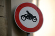 Motorräder verboten