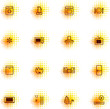 household goods icons, dots series household goods icons, dots series